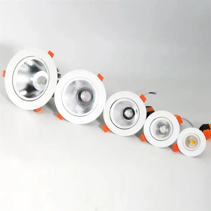 Round Aluminum Embedded COB LED Downlight