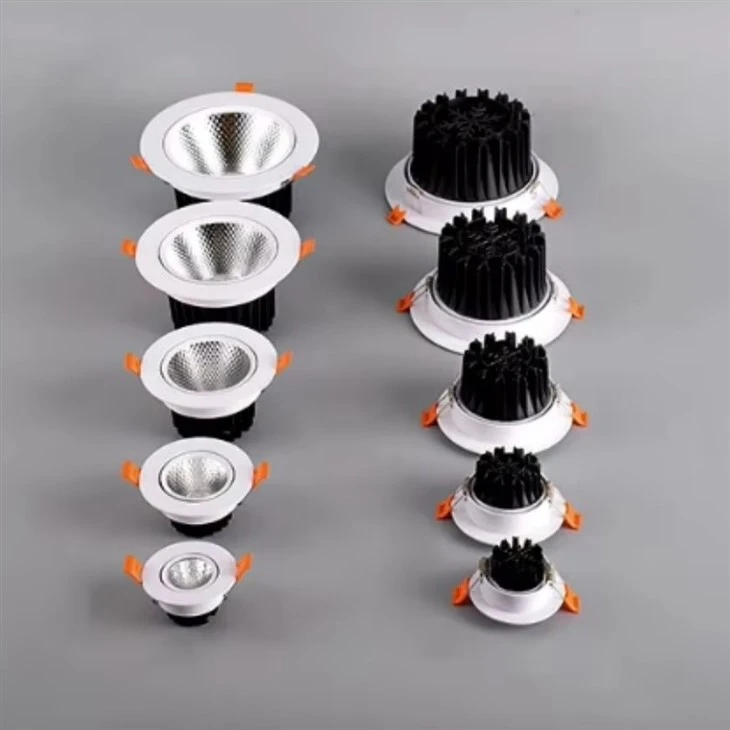 Round Aluminum Embedded COB LED Downlight suppliers